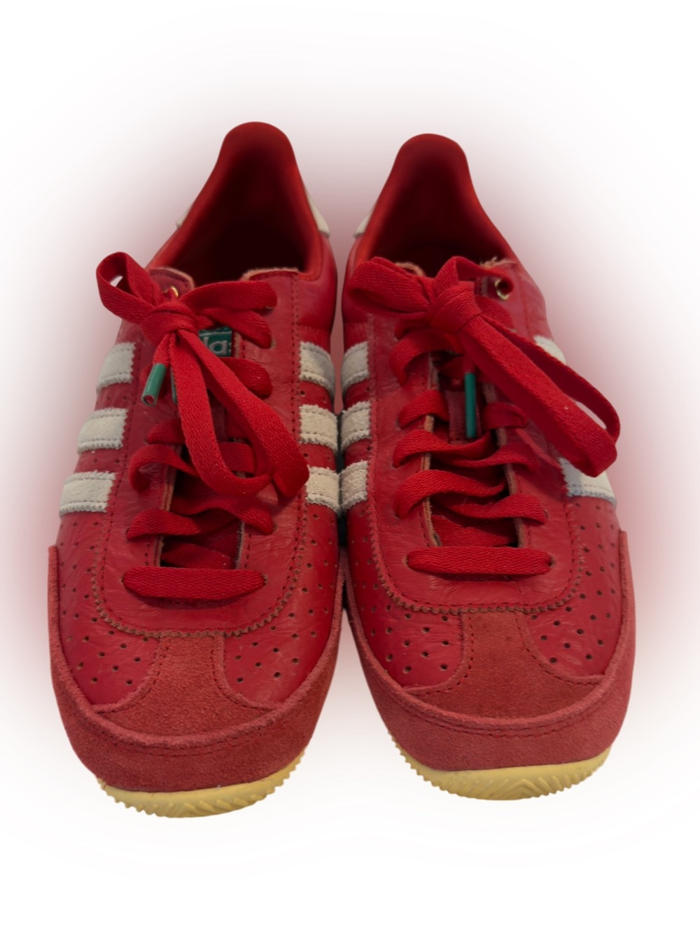 adidas Japan Shoes Red Cream 1964 Low Profile Retro Sneakers ⭐️Size 6.5M or 7.5W - Picture 7 of 13